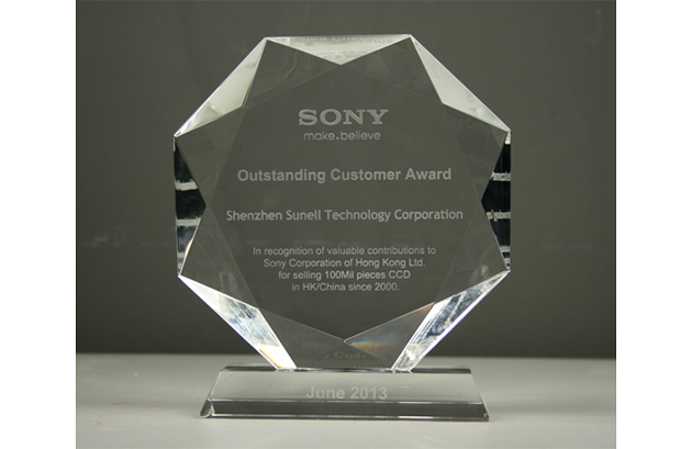 A remporté le « Outstanding Customer Award » de Sony