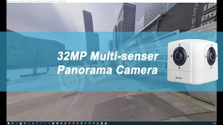 Caméra panoramique Sunell 32MP Multi Senser