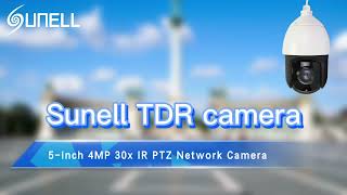 Caméra réseau PTZ IR Sunell 5 pouces 4MP 30x