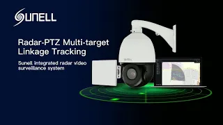 Système de vidéosurveillance de suivi de liaison multi-cibles Sunell Radar-PTZ