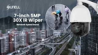 Sunell Smart IR PTZ Speed Dome Camera with Wiper - 翻译中...