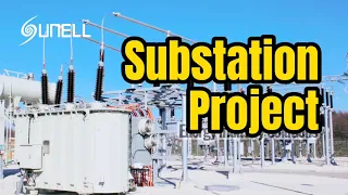 Solutions industrielles d’énergie intelligente Sunell dans le cadre d’un projet de sous-station