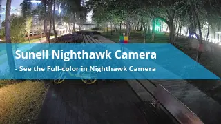 Caméra Sunell Nighthawk en très basse lumière