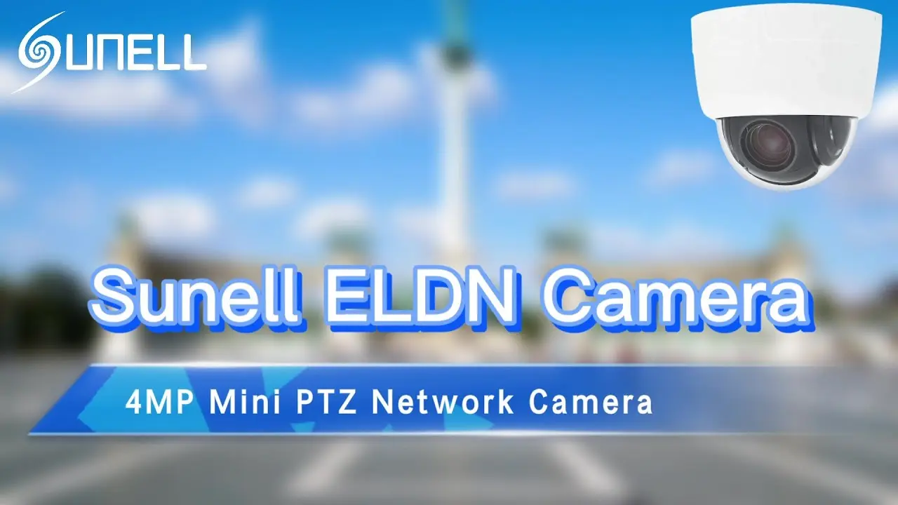 Caméra réseau Mini PTZ Sunell 4MP